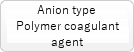 Anion type polymer coagulant agent